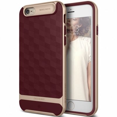 Caseology Parallax Series BaksideSkal till Apple iPhone 6 (S) - Cherry Oak