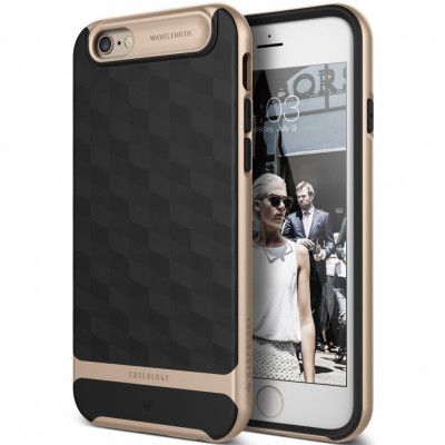 Caseology Parallax Series BaksideSkal till Apple iPhone 6 (S) - Svart Gold