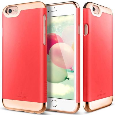 Caseology Savoy Skal till Apple iPhone 6 / 6S (Magenta - Rose Gold)