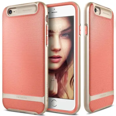 Caseology Wavelength Skal till Apple iPhone 6 / 6S - Rose Gold