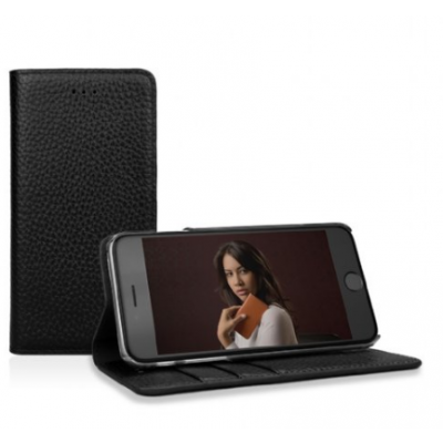 Caseual Leather Wallet (iPhone 6/6S) - Svart