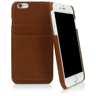 Caseual LeatherBack (iPhone 6/6S) - Svart