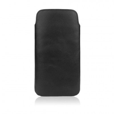CASEual LeatherPouch för iPhone 6/6s av premium läder - Italian Black