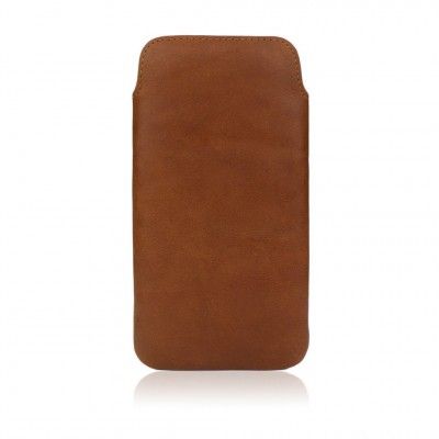 CASEual LeatherPouch för iPhone 6/6s av premium läder - Italian Brown