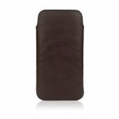 CASEual LeatherPouch för iPhone 6/6s av premium läder - Italian Mocca