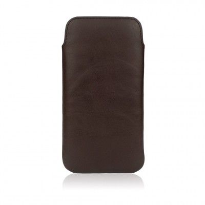 CASEual LeatherPouch för iPhone 6/6s av premium läder - Italian Mocca