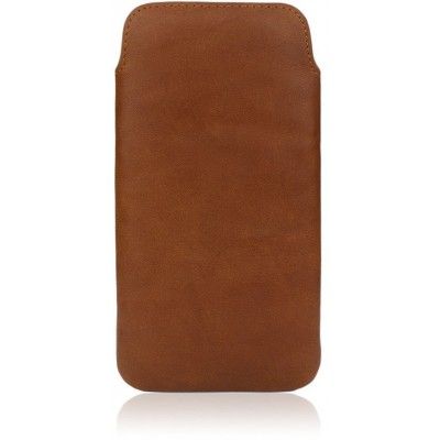 Caseual LeatherPouch (iPhone 7/6/6S) - Ljusbrun