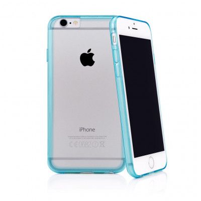CASEual Outline Skal till iPhone 6 / 6S - Blå/Transparent