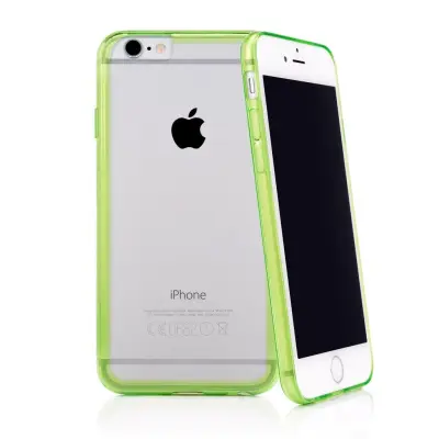 CASEual Outline Skal till iPhone 6 / 6S - Grön/Transparent