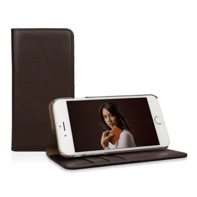 CASEual Wallet för iPhone 6/6s av premium läder - Italian Mocca