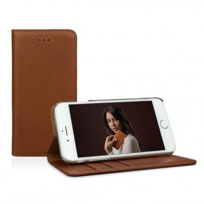 CASEual Wallet till Apple iPhone 6(S) Plus av premium läder - Italian Brown