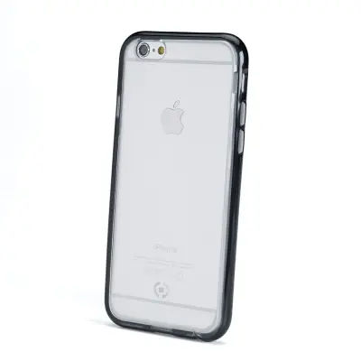 Celly Bumper Cover Fluo iPhone 6/6s - Svart