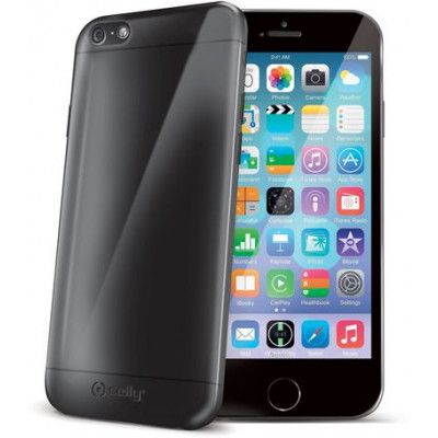 Celly Gelskin Cover (iPhone 6/6S) - Svart