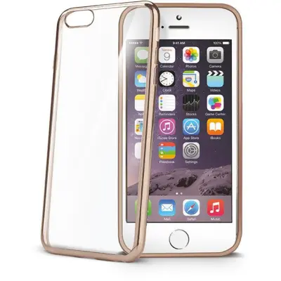 Celly Laser Cover (iPhone 6/6S) - Guld