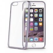 Celly Laser Cover (iPhone 6/6S) - Mörk silver