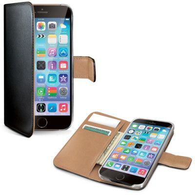 Celly Wally Plånboksfodral till Apple iPhone 6 / 6S (Svart)
