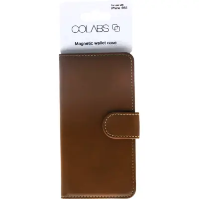 Colabs Magnetic Wallet Case (iPhone 6/6S) - Brun