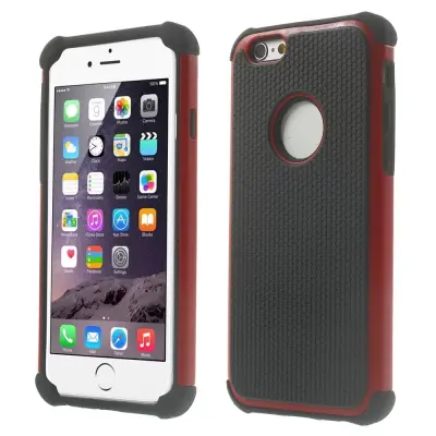 Combo Skal till Apple iPhone 6 / 6S (Röd)