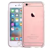 COMMA Aluminium Bumper med TPU Skal till Apple iPhone 6(S) Plus - Rose Gold