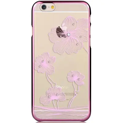 Comma BaksideSkal till Apple iPhone 6 / 6S - Rosa Blommor