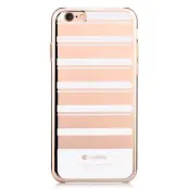 Comma baksideskal till iPhone 6 Randig Guld