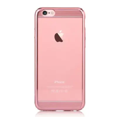 Comma Plating Slim Skal till iPhone 6 / 6S - Rose Gold