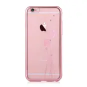 Comma Skal med Swarovski-stenar till Apple iPhone 6(S) Plus - Rose Gold