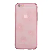 Comma Skal med Swarovski-stenar till Apple iPhone 6(S) Plus - RoseGold