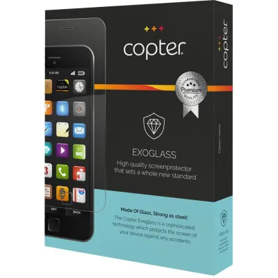 Copter Exoglass Curved Frame (iPhone 6/6S) - Svart