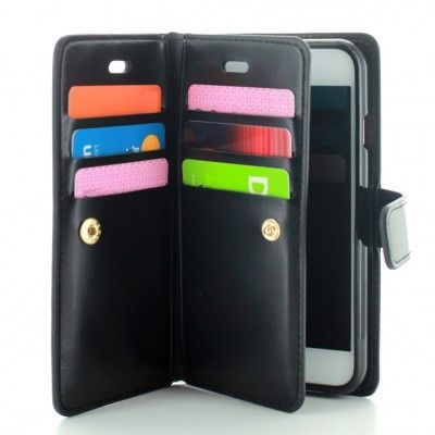 CoveredGear Liberty Wallet till iPhone 6/6S (Svart)