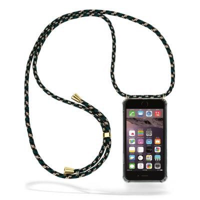 Boom iPhone 6/6S skal med mobilhalsband- Green Camo Cord