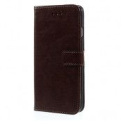 Crazy Horse Plånboksfodral till Apple iPhone 6 / 6S  (Coffee)