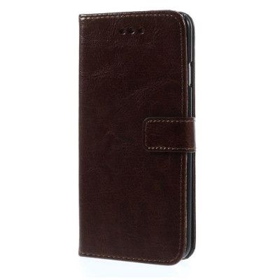 Crazy Horse Plånboksfodral till Apple iPhone 6 / 6S  (Coffee)