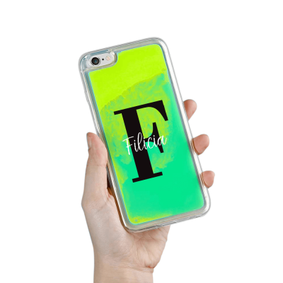 Designa Själv Neon Sand skal iPhone 6/6s - Grön