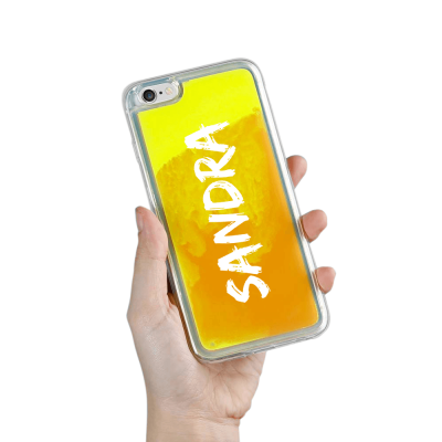 Designa Själv Neon Sand skal iPhone 6/6s - Orange