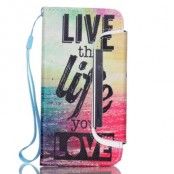 Detachable 2 in 1 Plånboksfodral till Apple iPhone 6 / 6S  - Live Life Love
