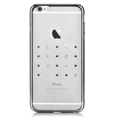 Devia Crystal Love till iPhone 6 / 6S - Silver