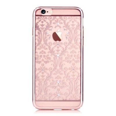 Devia skal med Swarovski-stenar till iPhone 6 / 6S - Pattern RoseGold