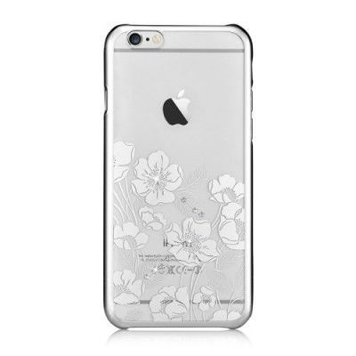 Devia skal med Swarovski-stenar till iPhone 6 / 6S - Silver