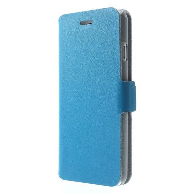 Doormoon Äkta Läder Plånboksfodral till Apple iPhone 6 / 6S - Blå