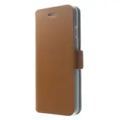 Doormoon Äkta Läder Plånboksfodral till Apple iPhone 6 / 6S  - Brun