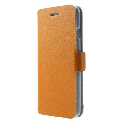 Doormoon Äkta Läder Plånboksfodral till Apple iPhone 6 / 6S  - Orange