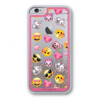 EMOJI Mobilskal Vattenskal Hjärtan iPhone 6/7/8