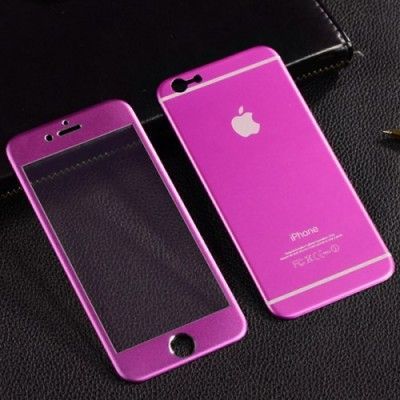 Enkay FullShield skärmskydd+baksida till iPhone 6/6S - Rosa