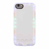 EPZI mobilskal LED-light för iPhone 6/7/8/SE 2020 - Vit