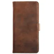 Essentials Leather Booklet (iPhone 6/6S) - Ljusbrun