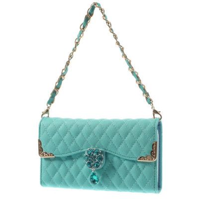 Fancy Quilted Plånboksfodral till Apple iPhone 6 / 6S - LjusBlå