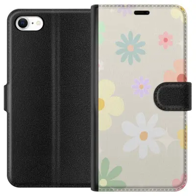 Plånboksfodral till Apple iPhone 6s med fejdande blommor