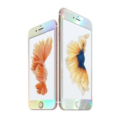 Fema Magic White Laser Tempered Glass till iPhone 6/6S - Vit