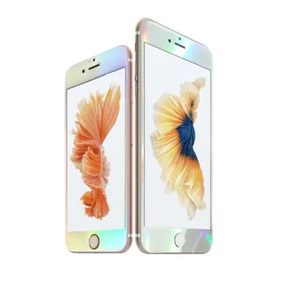 Fema Magic White Laser Tempered Glass till iPhone 6/6S - Vit